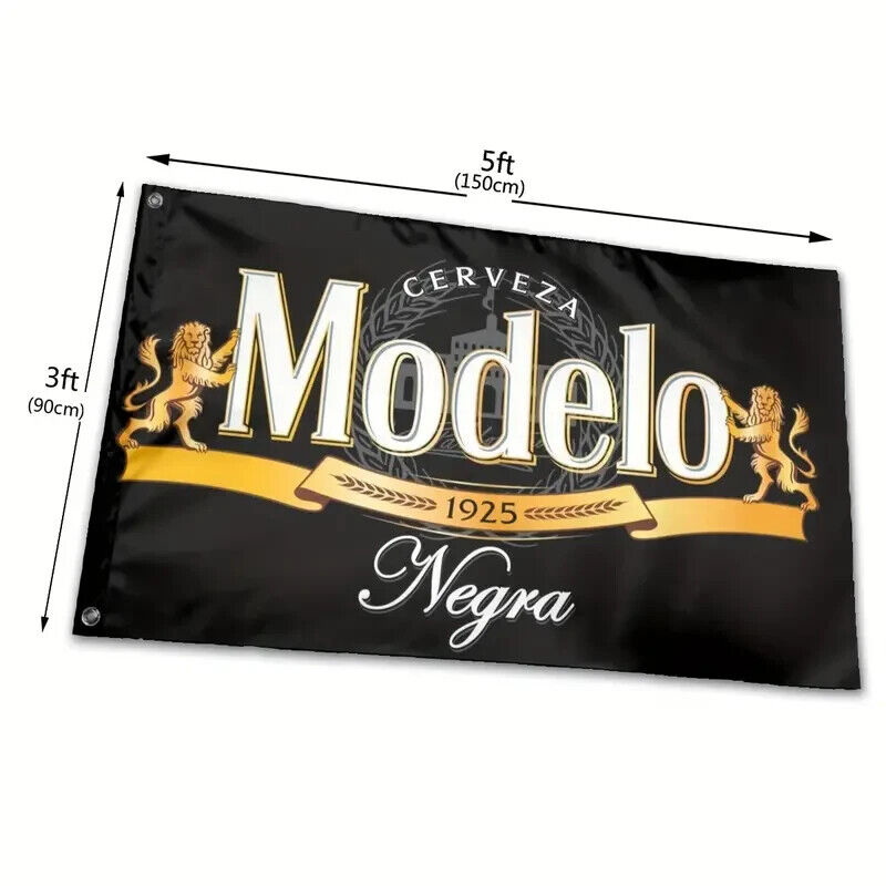 Modelo Negra Mexican Amber Lager 1925 Flag Banner 3 ft x 5 ft NEW! Home & Garden:Yard, Garden & Outdoor Living:Décor:Flags Cozy Home Treasures